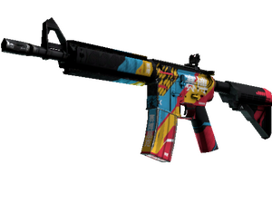 M4A4 | Cyber Security (Well-Worn)